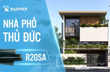 Thi công phim cách nhiệt Rainier Building Alpha cho nhà phố Thủ Đức