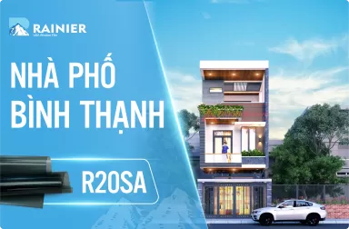 Hoàn thiện phim cách nhiệt Rainier Alpha tại nhà phố Bình Thạnh