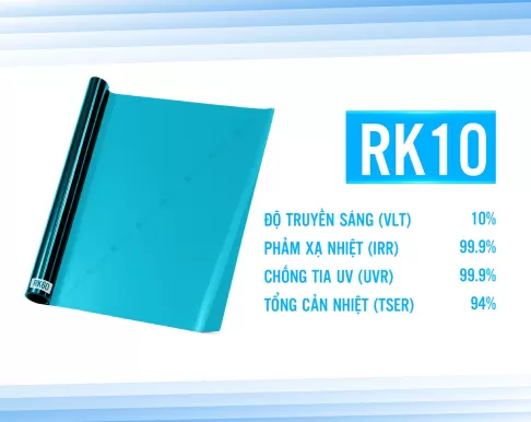 Phim cách nhiệt nhà kính Rainier Villa Newking mã RK10