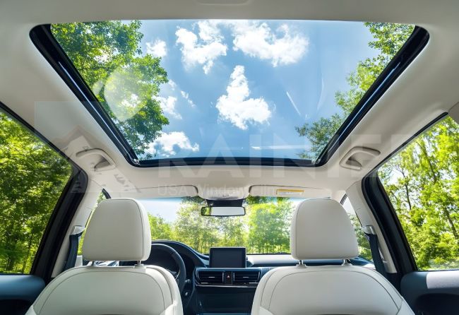 dán phim cách nhiệt cửa sổ trời ô tô giúp giảm nhiệt, chống chói và bảo vệ khoang nội thất