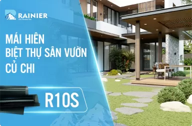 Dán phim cách nhiệt Rainier Standard cho mái hiên biệt thự