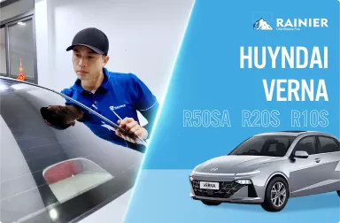 Dán phim cách nhiệt ô tô Rainier cho xe Hyundai Verna