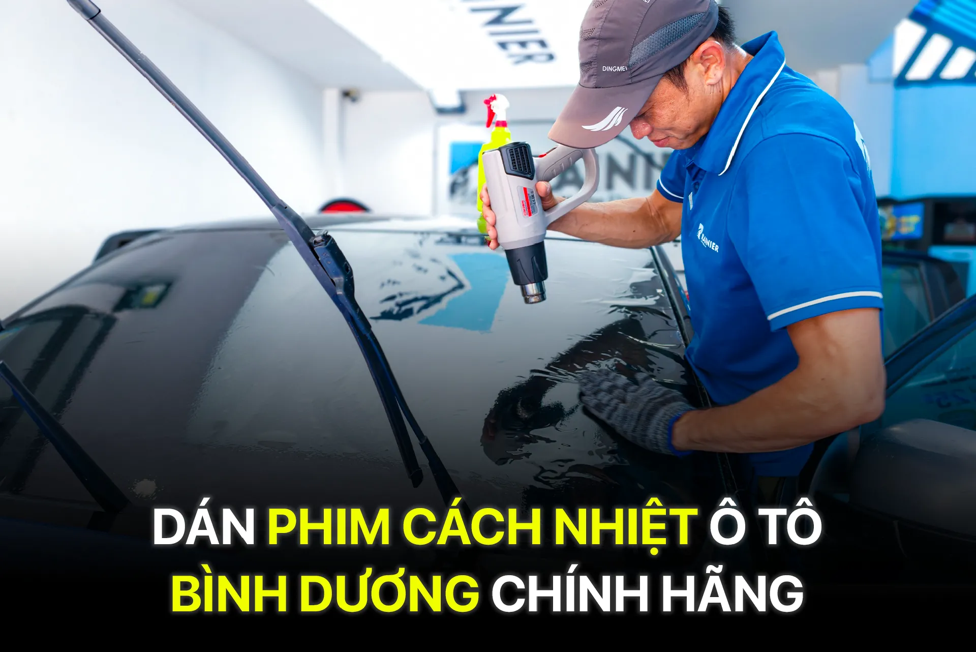Dán phim cách nhiệt ô tô Bình Dương chính hãng