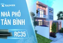 Dán phim cách nhiệt Rainier Villa Nano UVCare tại nhà phố Tân Bình