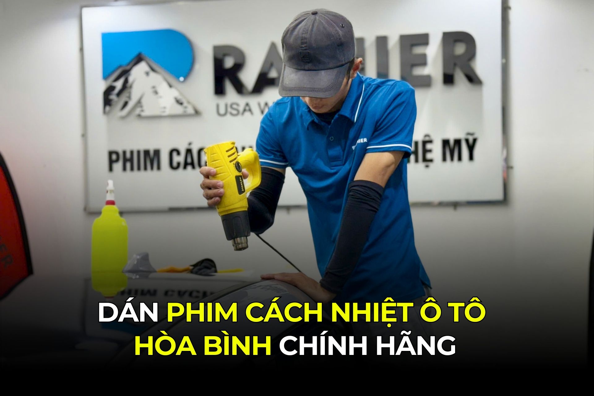 Dán Phim Cách Nhiệt Ô Tô Hòa Bình Chính Hãng