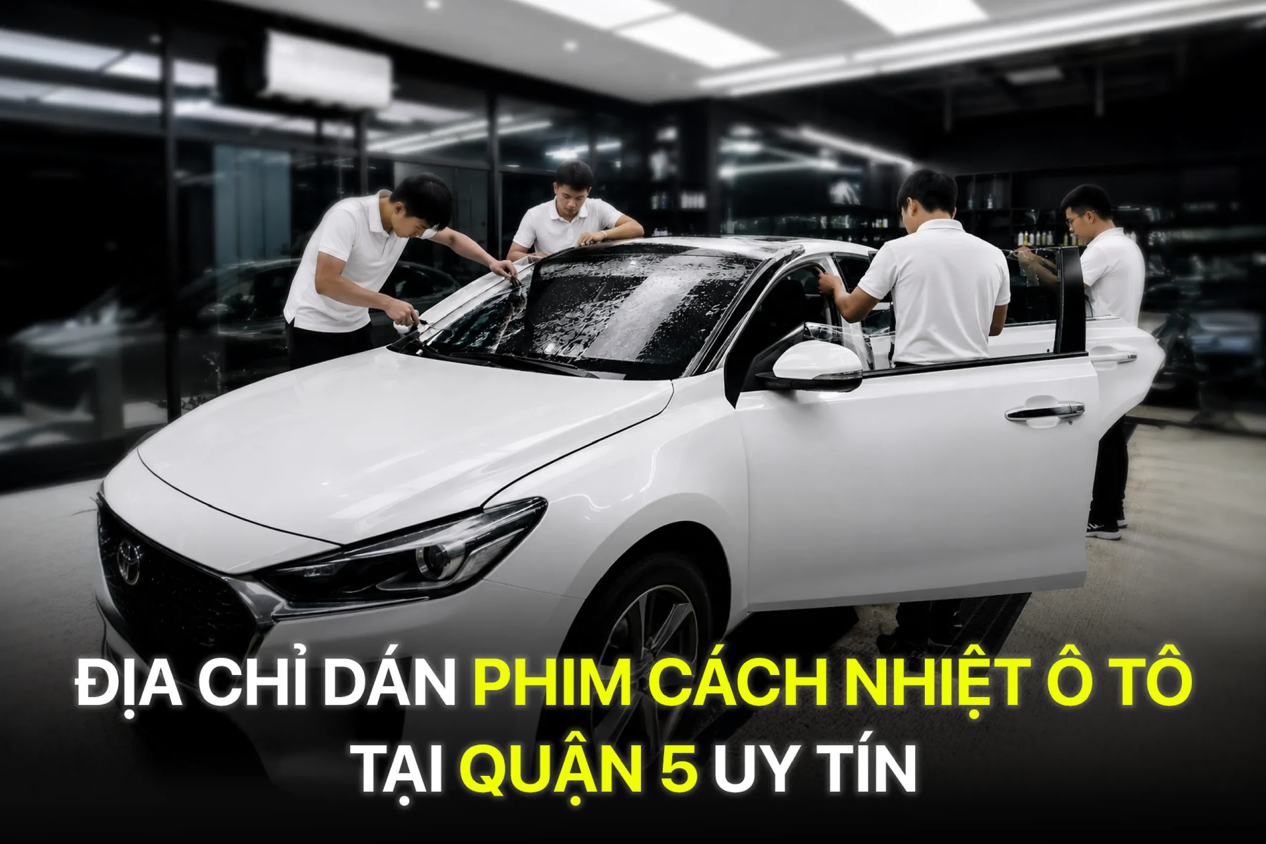 Địa chỉ dán phim cách nhiệt ô tô tại Quận 5 uy tín