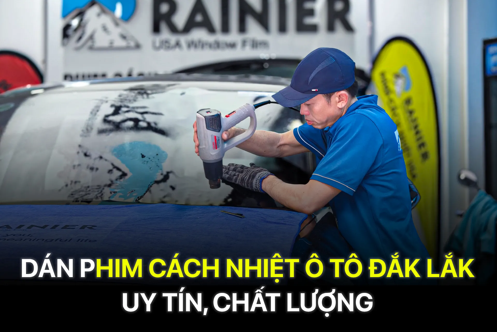 Dán phim cách nhiệt ô tô Đắk Lắk uy tín, chất lượng