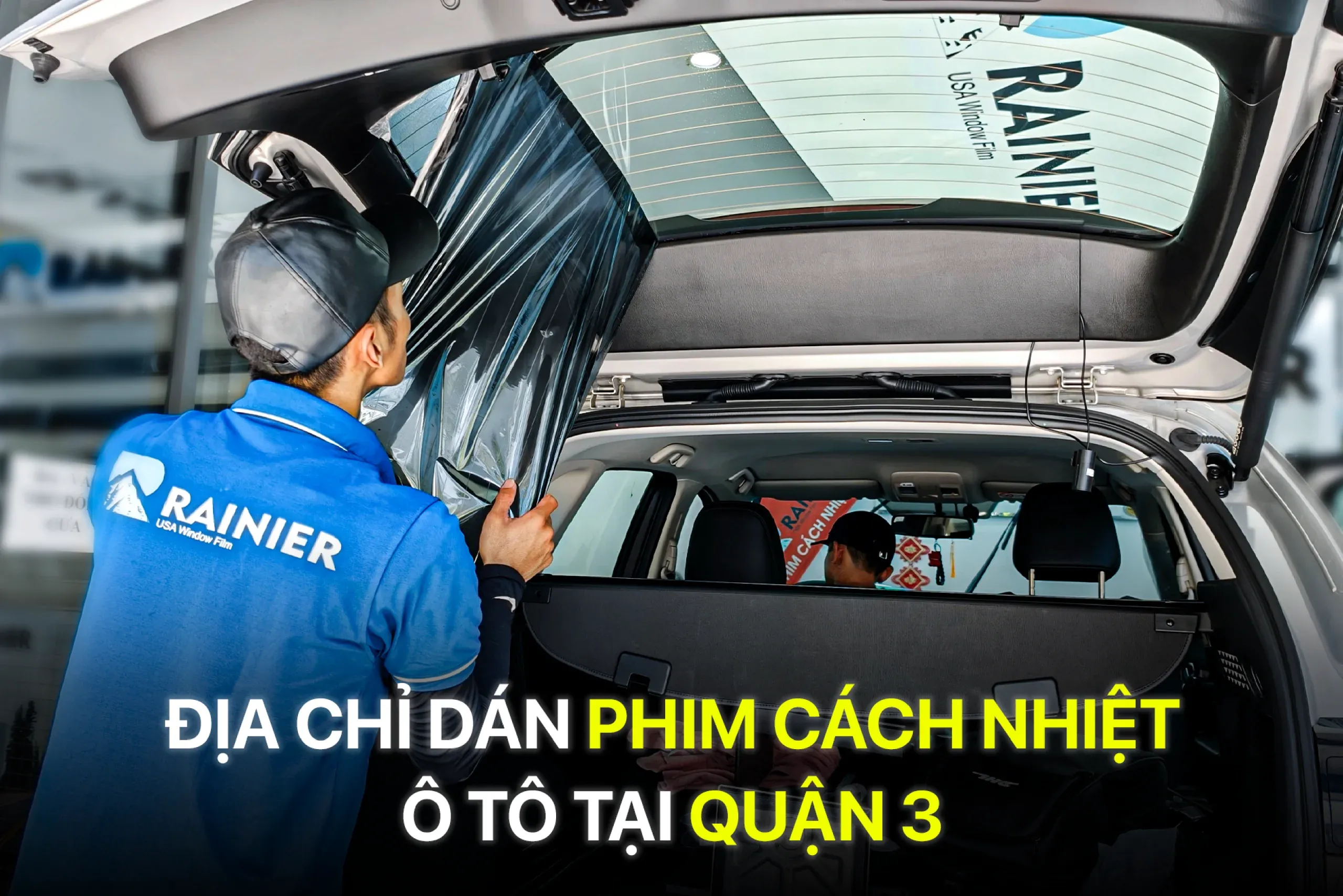 Địa chỉ dán phim cách nhiệt ô tô tại Quận 3
