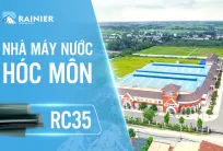 Thi công dán phim cách nhiệt Rainier tại nhà máy nước Hóc Môn