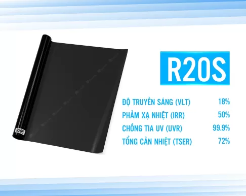 Phim cách nhiệt nhà kính Rainier Building Standard mã R20S