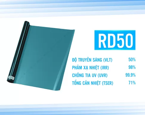 Phim cách nhiệt nhà kính Rainier Villa Diamond mã RD50