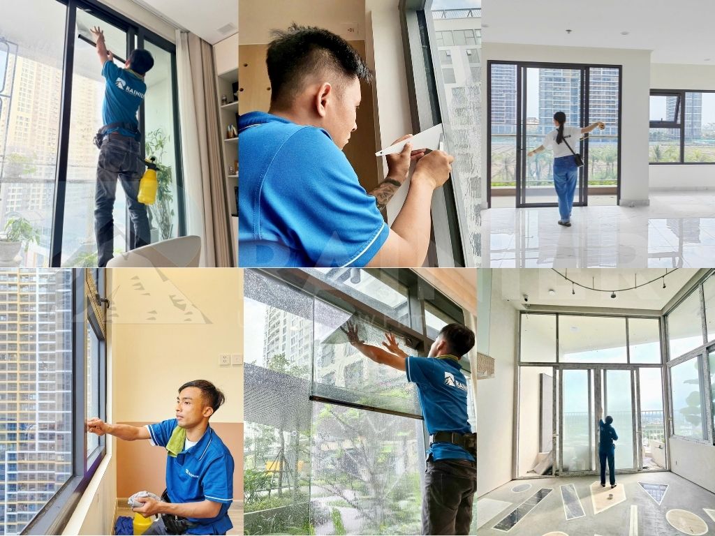 Dán phim cách nhiệt cửa kính chung cư theo màu sắc và phong cách nội thất