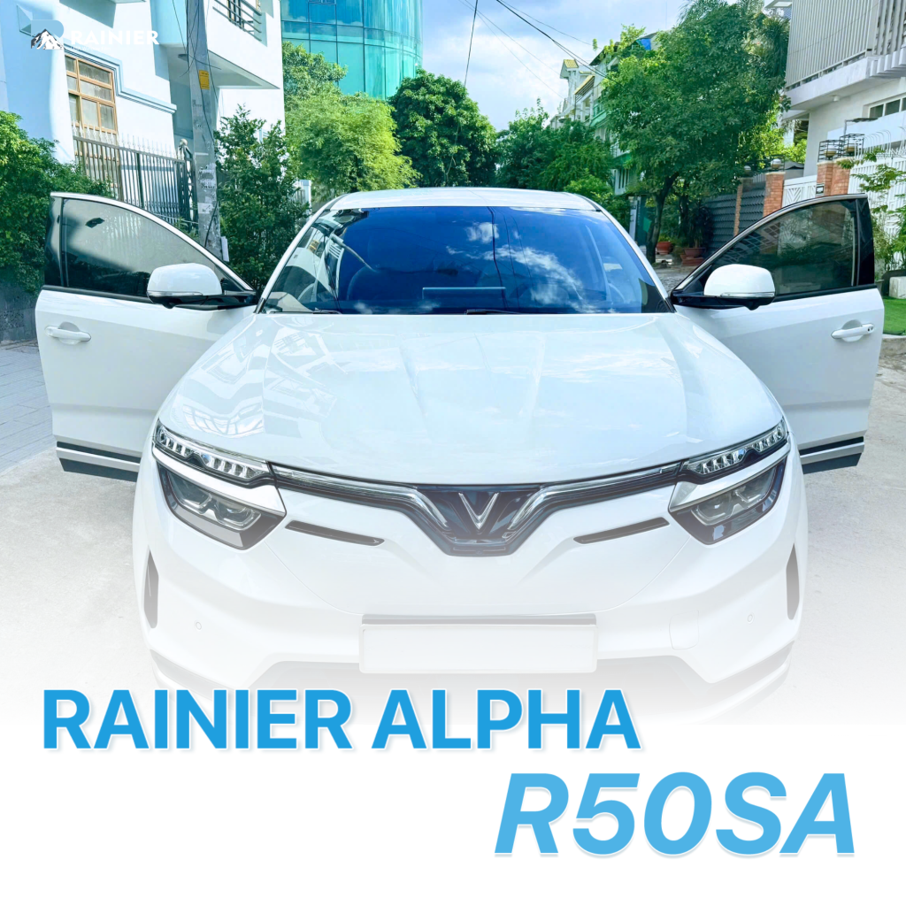 phim dán chống nóng cho kính lái ô tô Rainier Alpha