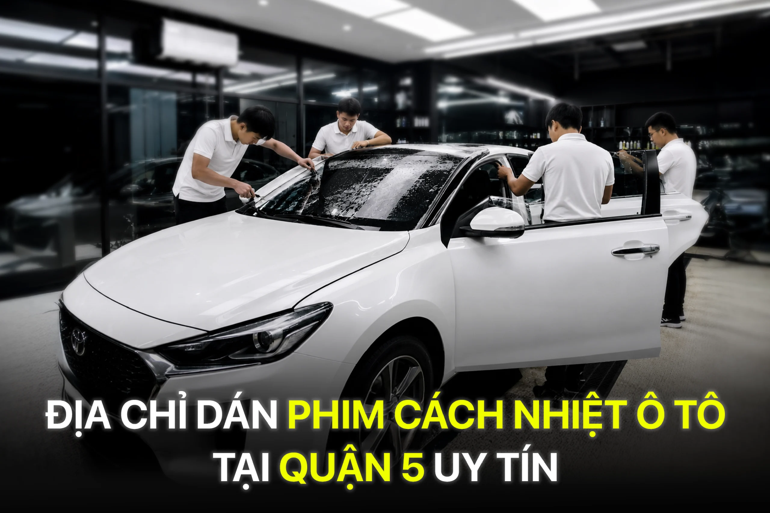 Địa chỉ dán phim cách nhiệt ô tô tại Quận 5 uy tín