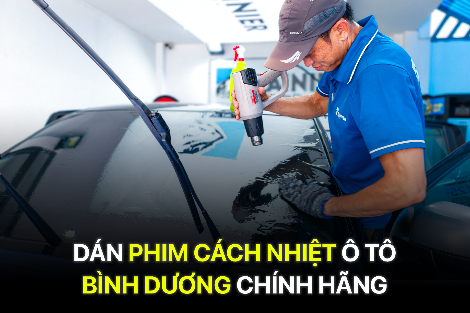 Dán phim cách nhiệt ô tô Bình Dương chính hãng