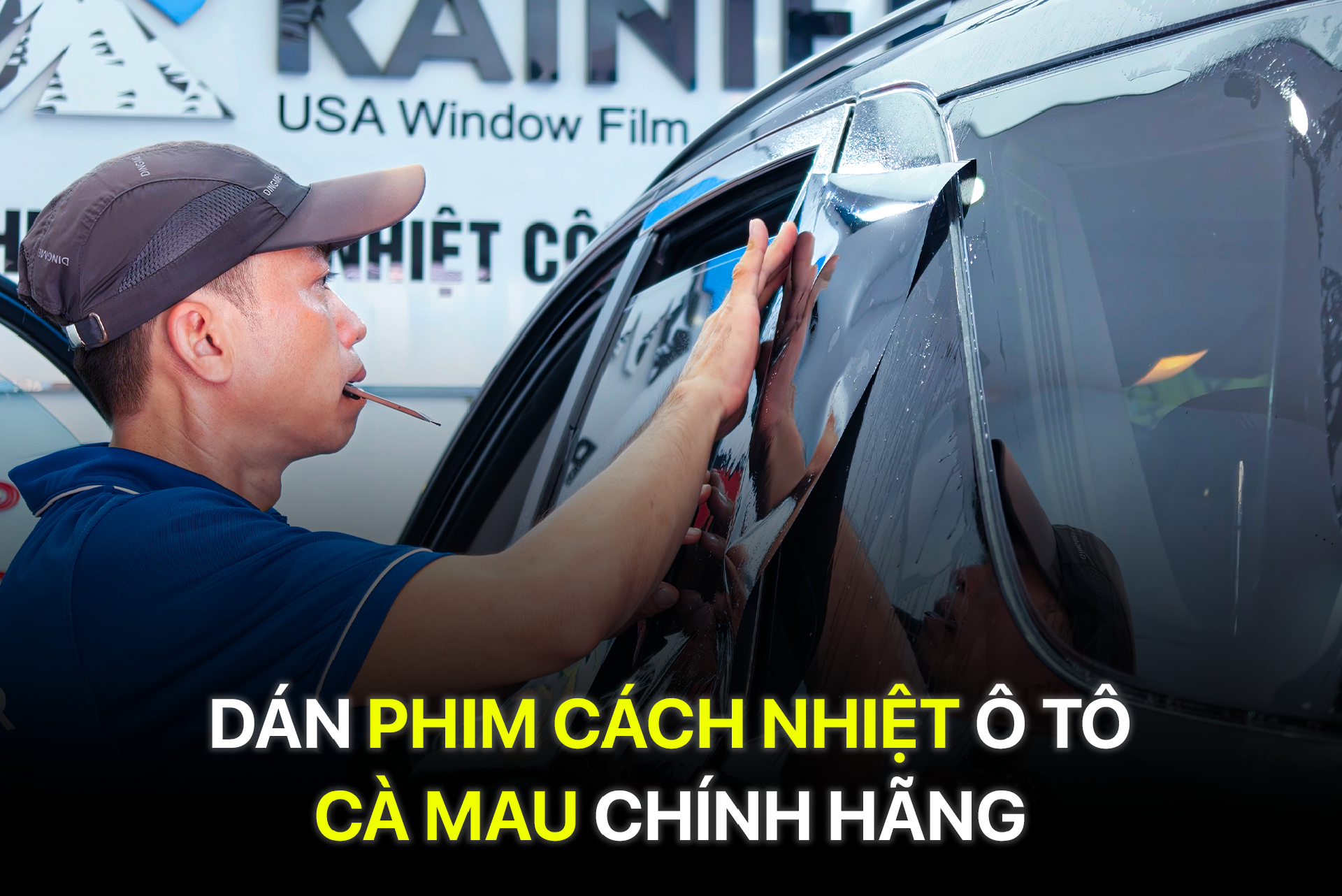 Dán phim cách nhiệt ô tô Cà Mau chính hãng