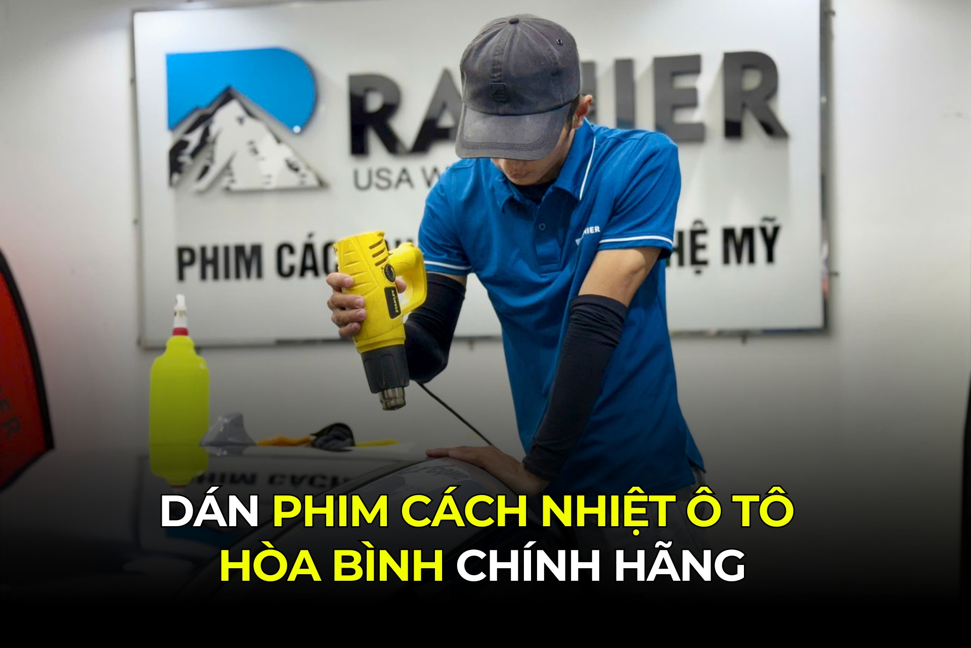 Dán Phim Cách Nhiệt Ô Tô Hòa Bình Chính Hãng