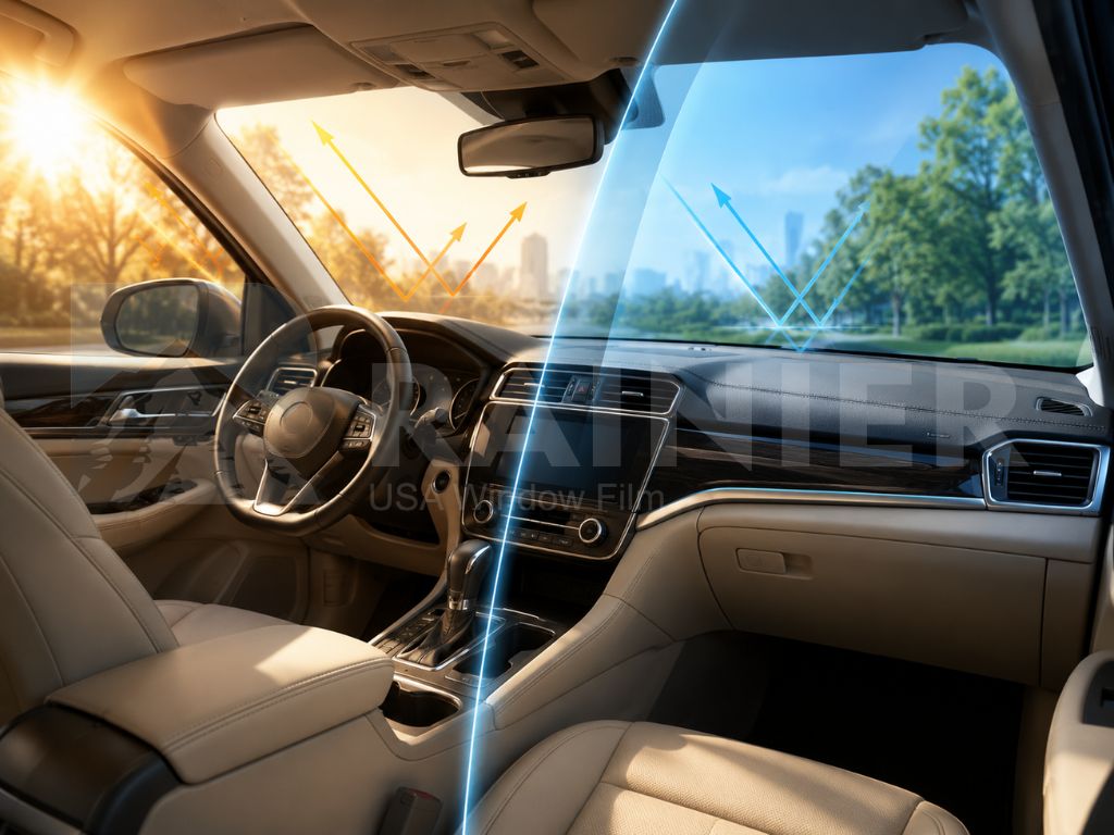 Phim cách nhiệt ô tô bảo vệ sức khỏe và nội thất xe