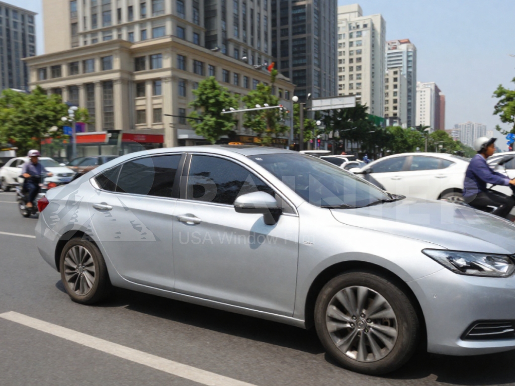 Phim cách nhiệt ô tô hỗ trợ lái xe an toàn