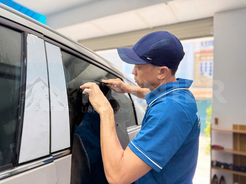 Quy trình thi công dán phim cách nhiệt Rainier