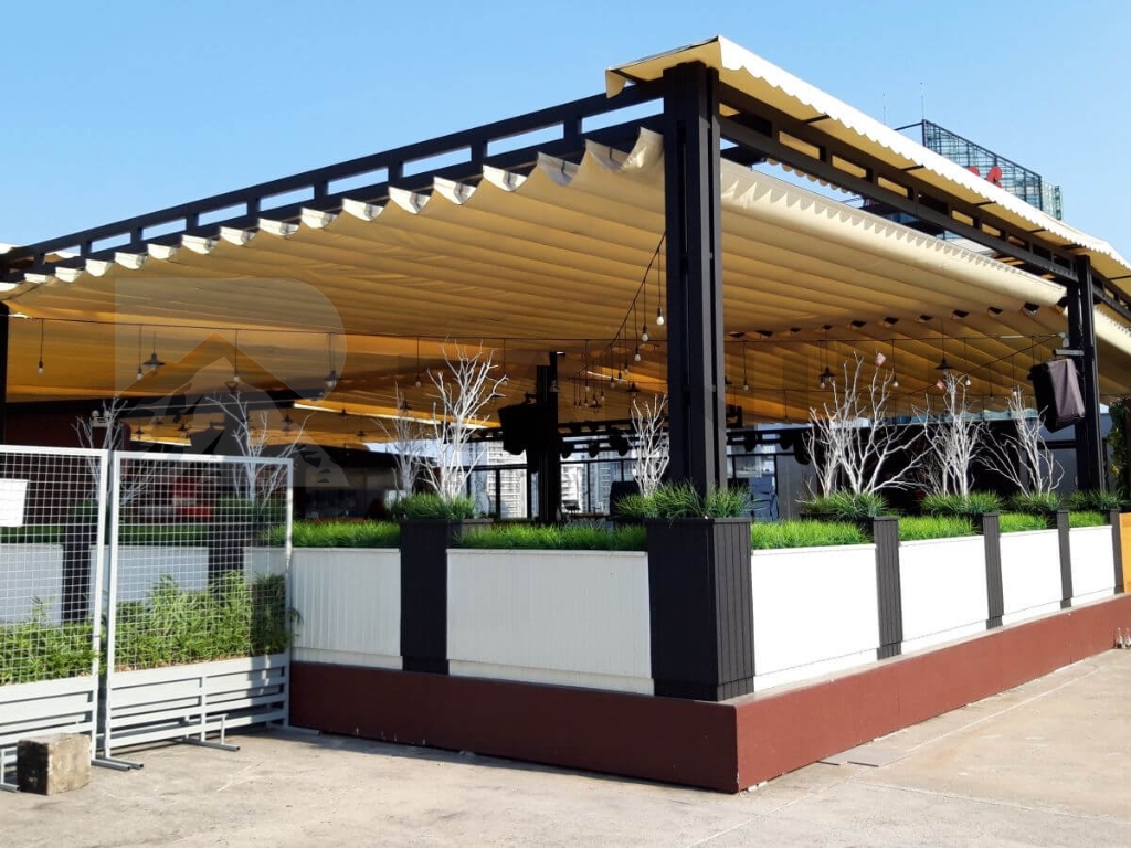 Lắp đặt bạt che nắng chuyên dụng