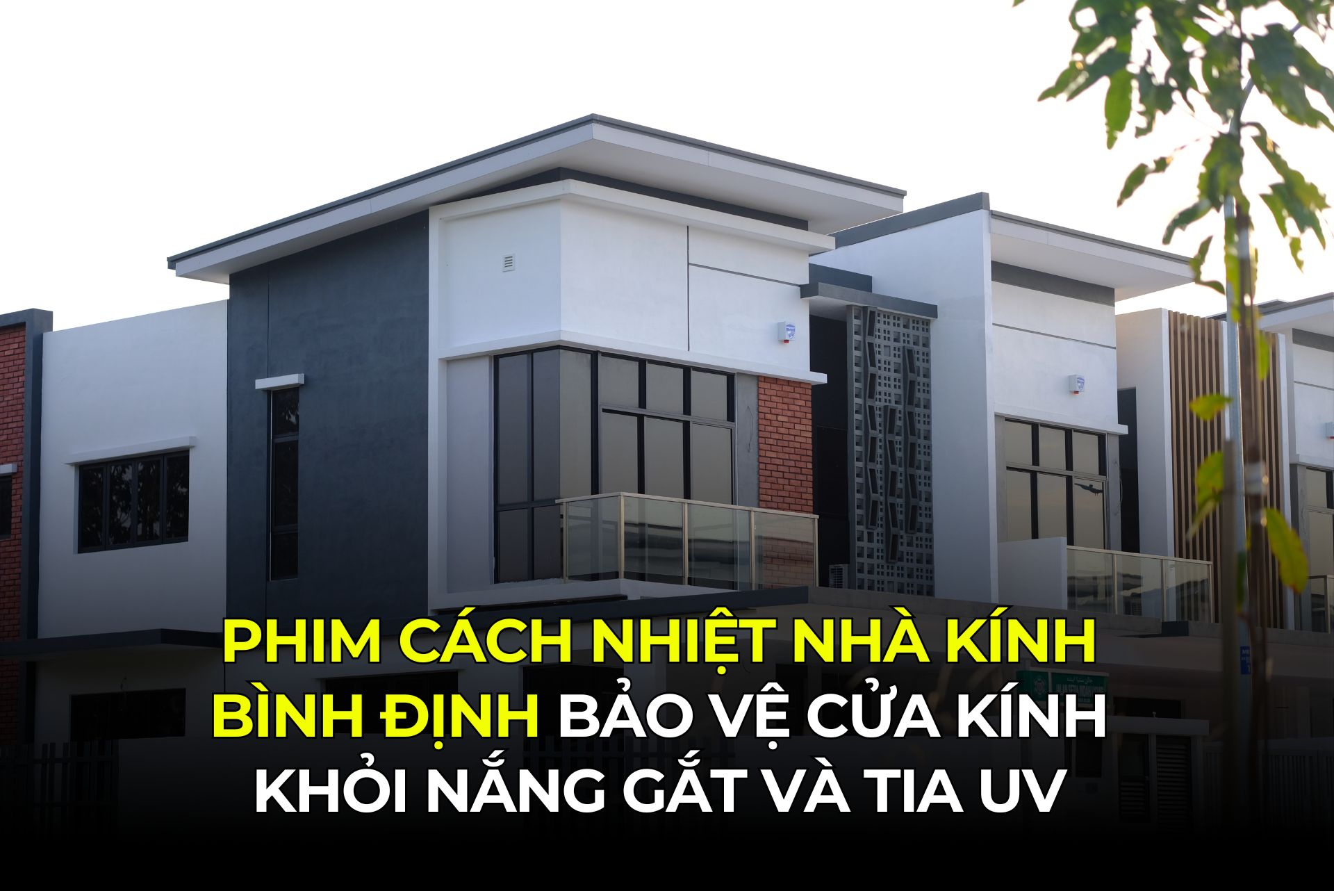 Phim Cách Nhiệt Nhà Kính Bình Định Bảo vệ Cửa Kính khỏi Nắng Gắt Và Tia UV