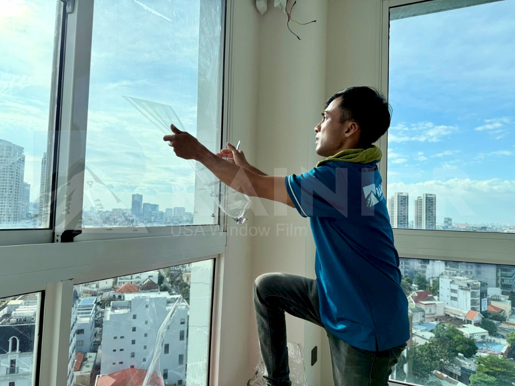 Thi công phim cách nhiệt nhà kính An Giang