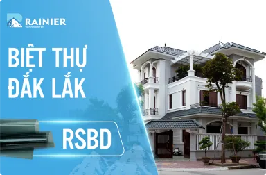 Dán phim cách nhiệt Rainier Colorful tại biệt thự Đắk Lắk