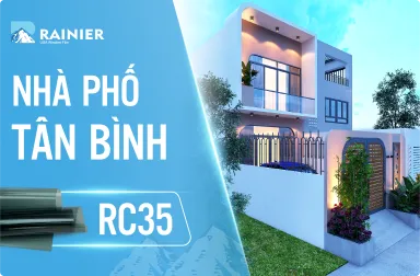 Dán phim cách nhiệt Rainier Villa Nano UVCare tại nhà phố Tân Bình